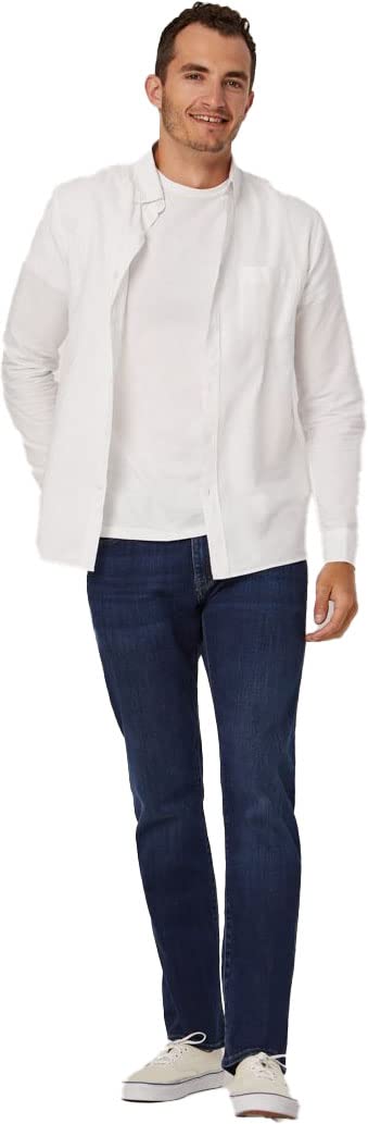 Mavi Zach Regular Rise Straight Leg Jeans for Men - Classic Comfort Denim Pants for Casual Wear & Everyday Style