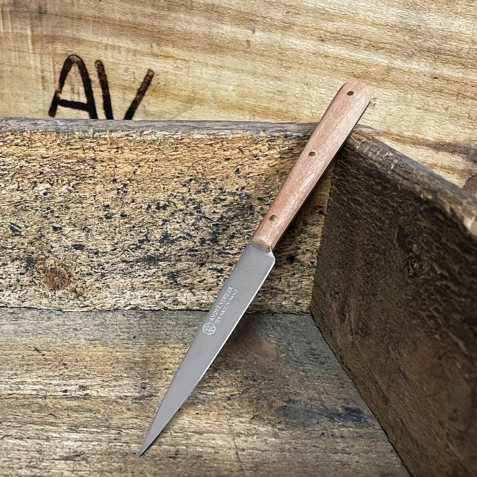 Premium Verdier Wooden Handle Poultry Knife - Sharp Stainless Steel Blade for Chicken, Turkey & Meat Cutting - Perfect for Home Kitchens & Professional Butchers