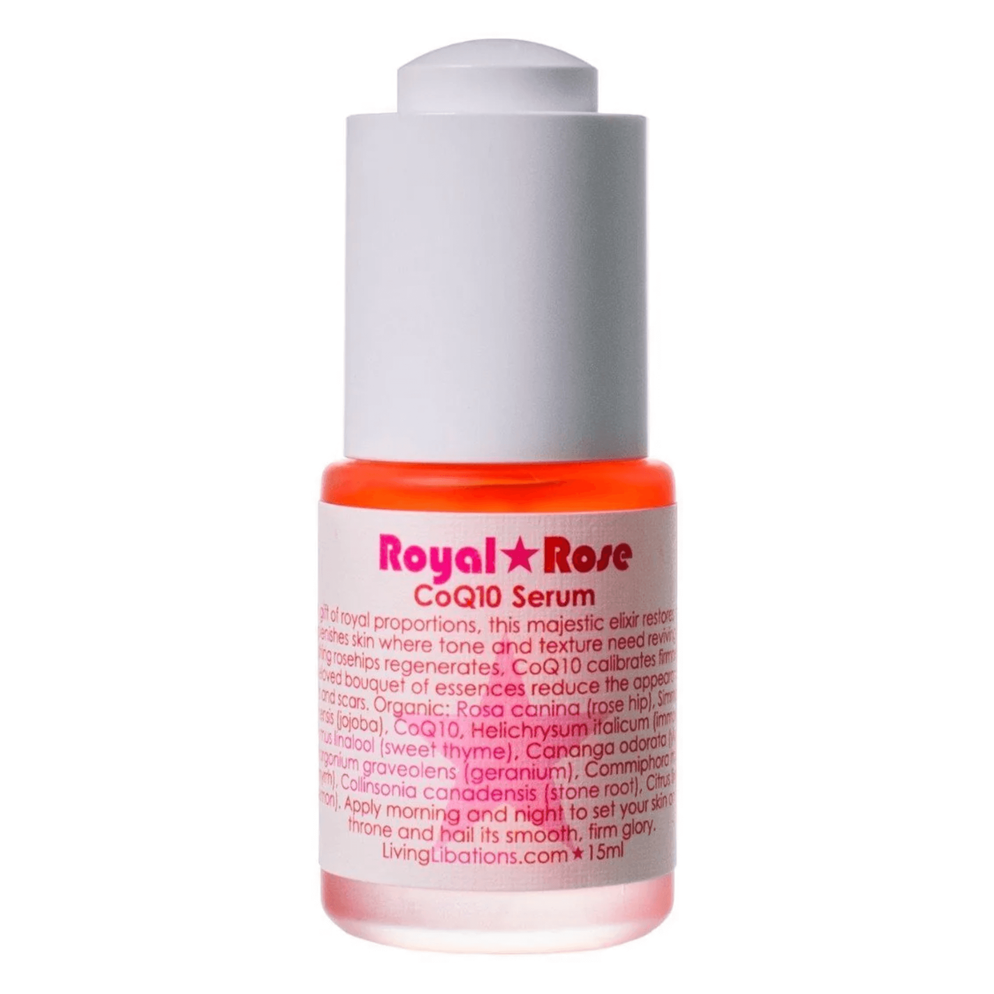 Royal Rose CoQ10 Anti-Aging Serum for Face - Hydrating & Wrinkle-Reducing Skincare Treatment - Perfect for Night Routine & Dry Skin Care