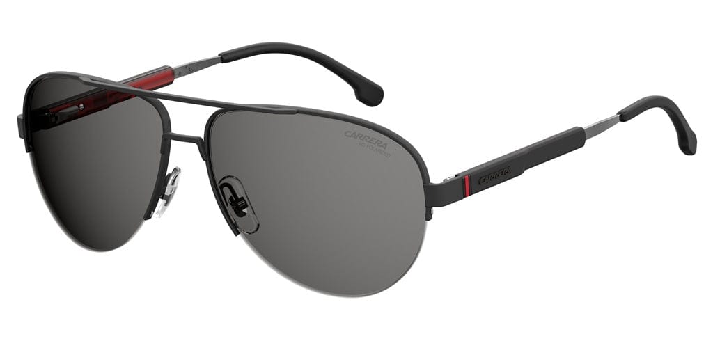 CARRERA 8030/S 003 6215 Polarized Sunglasses for Men & Women - UV Protection Aviator Style Shades for Driving, Beach & Outdoor Activities