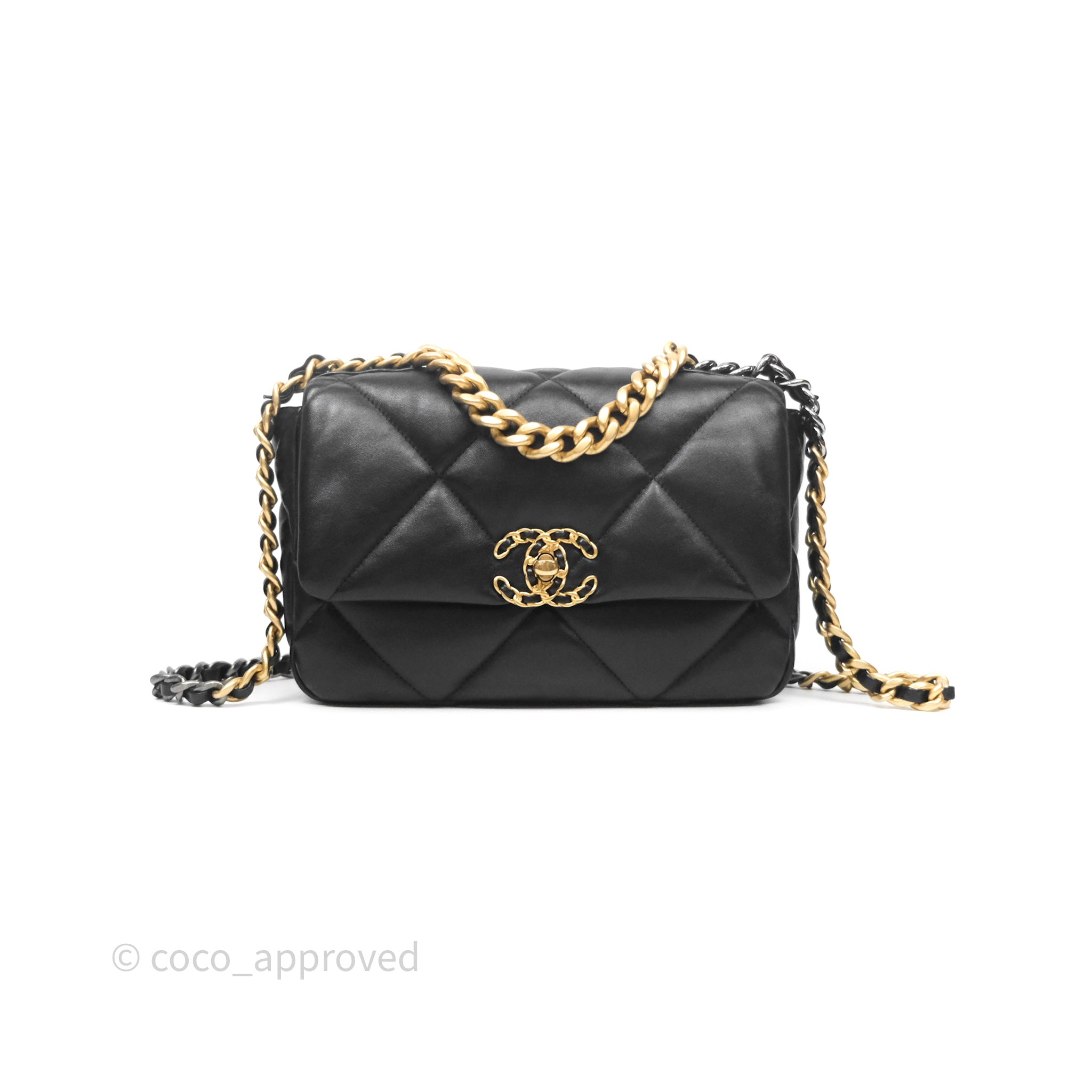 Chanel 19 Small Handbag Black Mixed Hardware - Luxury Designer Crossbody Bag for Women | Perfect for Evening Out, Date Night & Special Occasions