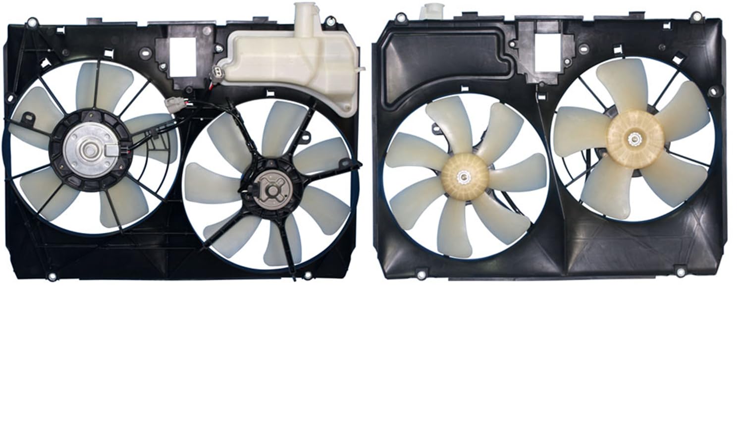 Agility Auto Parts 6034141 Dual Radiator & Condenser Fan Assembly - Compatible with Select Vehicle Models (Check Fitment Guide) - Perfect for Cooling System Repair & Maintenance in Home Garage