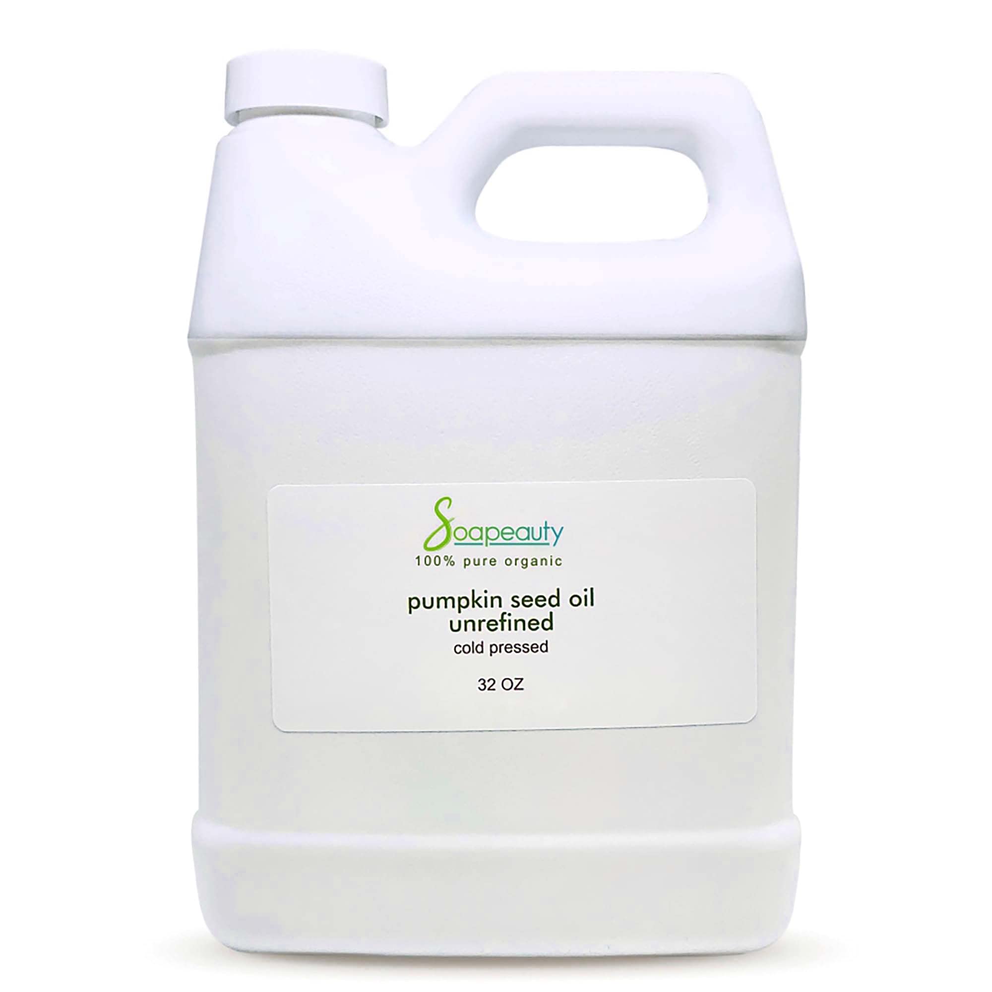 Pure Cold-Pressed Pumpkin Seed Oil for Hair Growth & Skin Care - 100% Unrefined Virgin Oil with Omega 3 & 6 - Natural Remedy for Men & Women (1 Gallon) - Perfect for Scalp Massage, DIY Beauty Recipes & Healthy Cooking