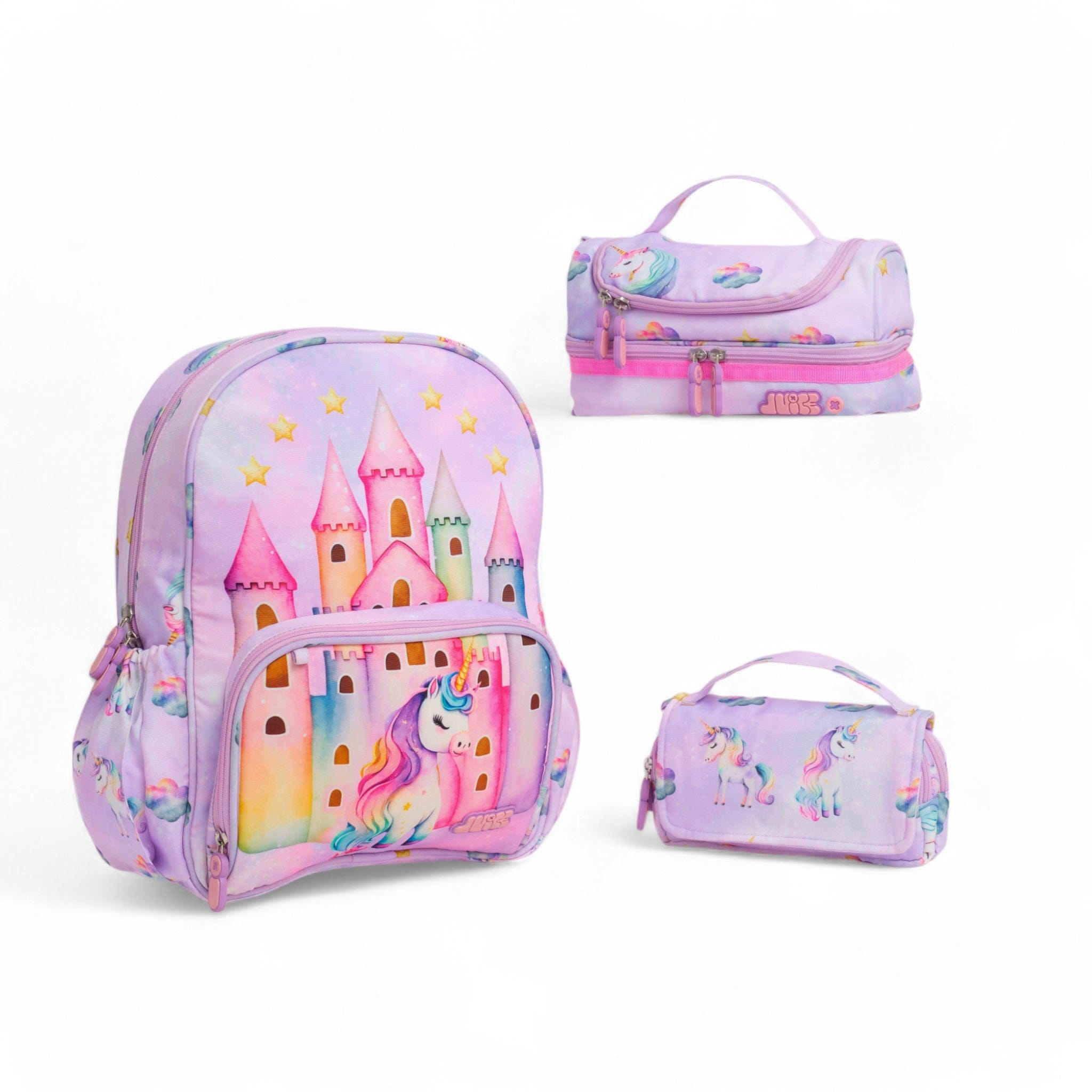 Fairytale Medium Backpack Set for Women & Teens - Cute School Backpack with Pockets, Laptop Compartment - Perfect for College, Travel & Everyday Use