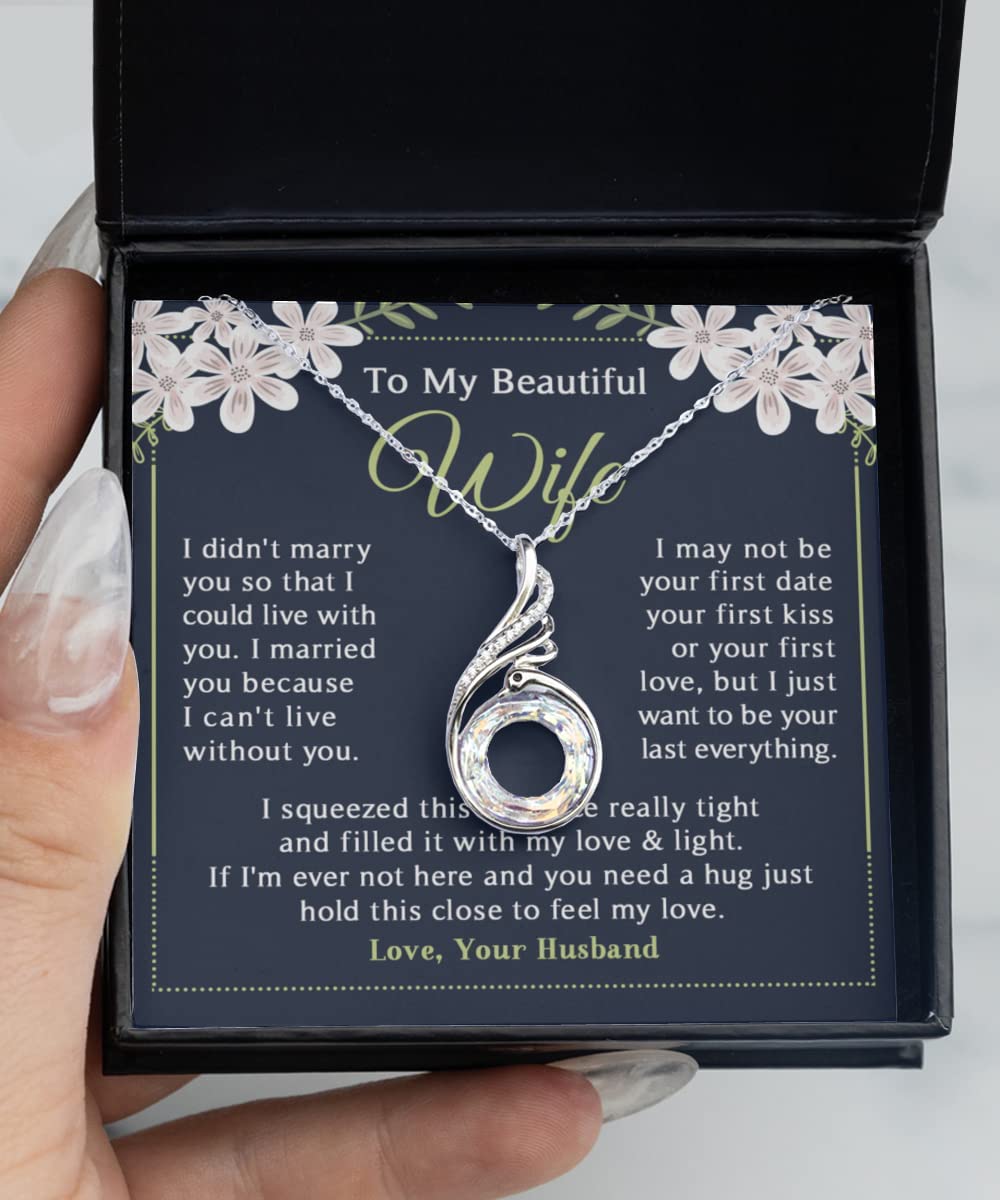 Phoenix Necklace Gift for Wife - Anniversary & Birthday Jewelry with Card & Box