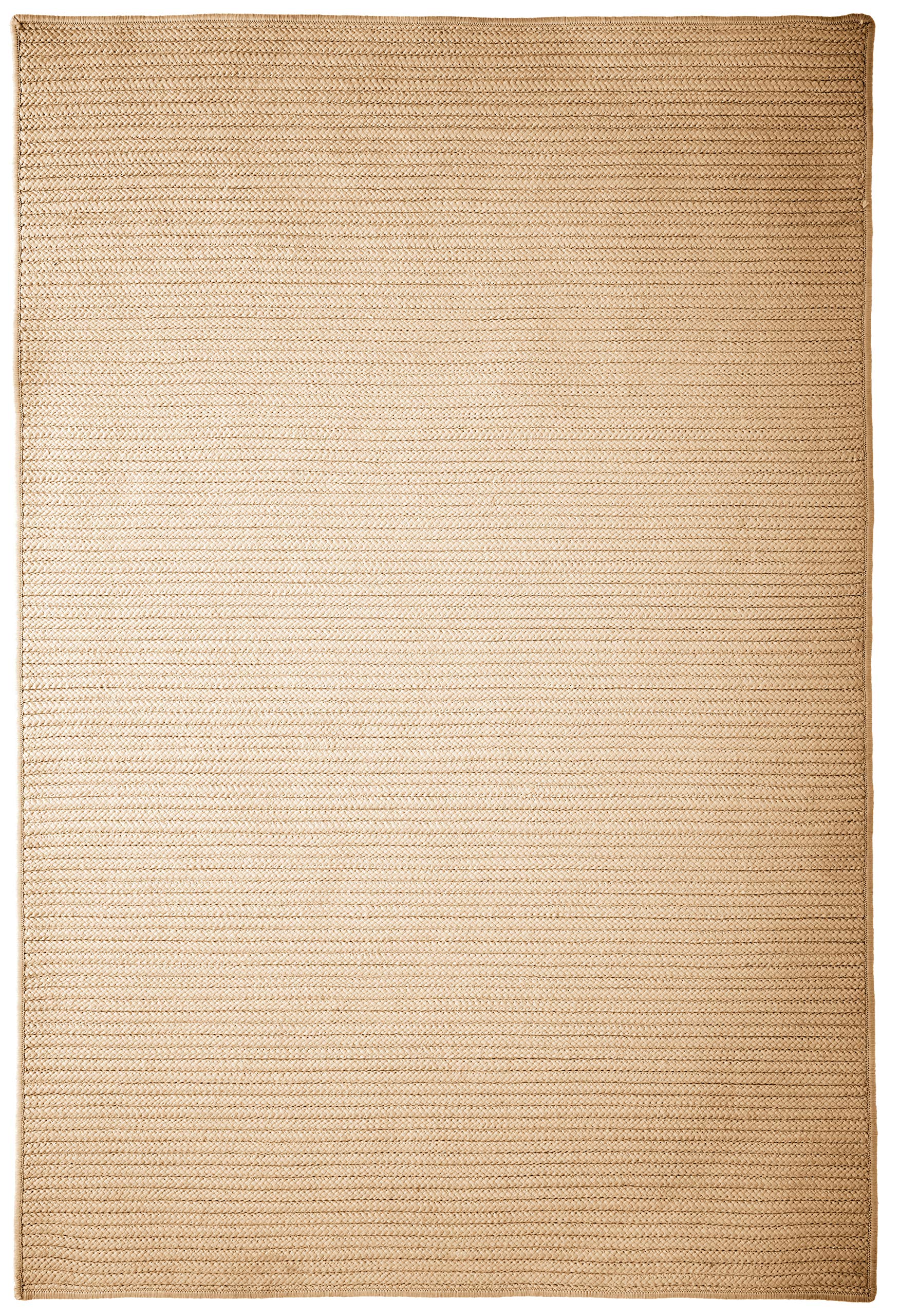 Simply Home Solid Area Rug 8x11 Cuban Sand - Soft Living Room Rug for Home Decor, Bedroom Carpet, Office Floor Mat