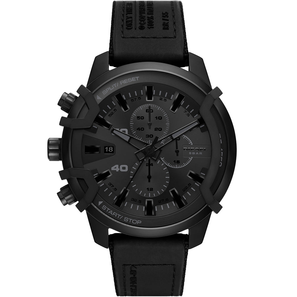 Diesel DZ4556 Griffed Chronograph Men's Watch - Stylish Analog Quartz Timepiece for Casual & Formal Wear