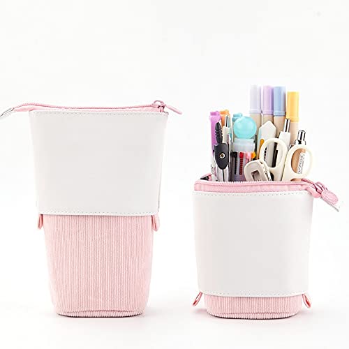 Creative Retractable Pencil Case for School & Office - Kawaii DIY Stationery Storage Bag, Cute Pen Holder Box Organizer (Color C) - Perfect for Students, Artists & Office Supplies Organization