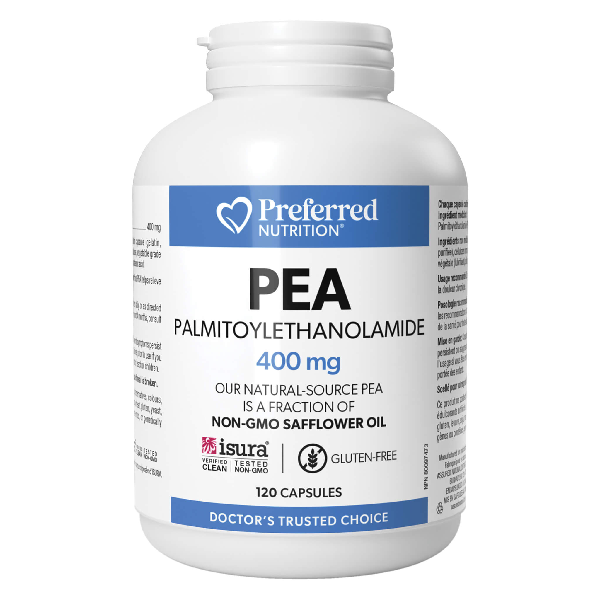 Organic Pea Extract 400mg Capsules - Vegan, Non-GMO, Gluten-Free Supplement for Stress Relief & Relaxation | Perfect for Daily Wellness & Natural Sleep Support