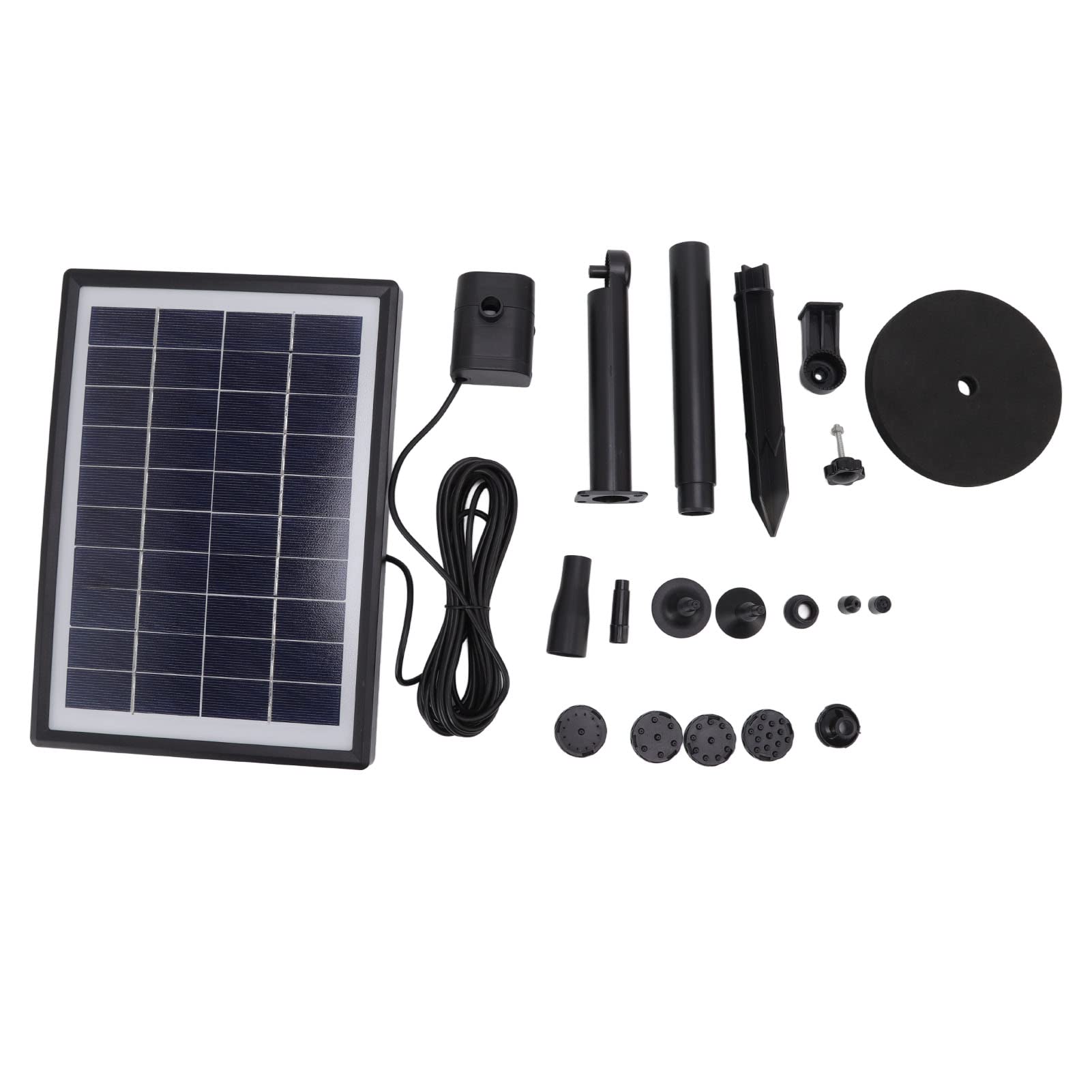 GLOGLOW Compact Solar Birdbath Fountain Pump - Eco-Friendly Garden Water Feature for Private Gardens, Water Parks, and Outdoor Decor