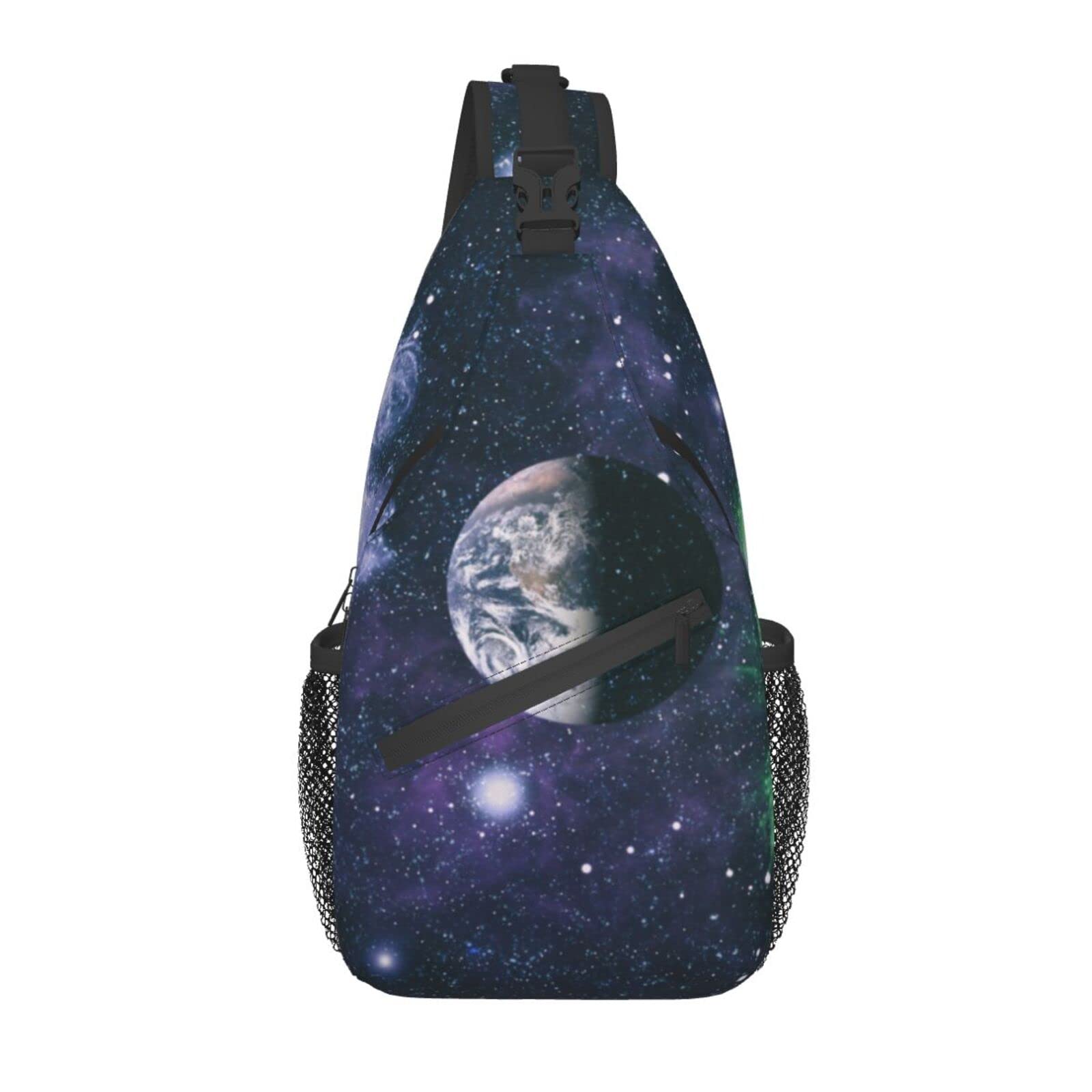 Galaxy Sling Backpack - Adjustable Crossbody Bag for Men & Women | Durable Gym, Cycling, Travel & Hiking Daypack | Perfect for Workouts, Commuting & Outdoor Adventures