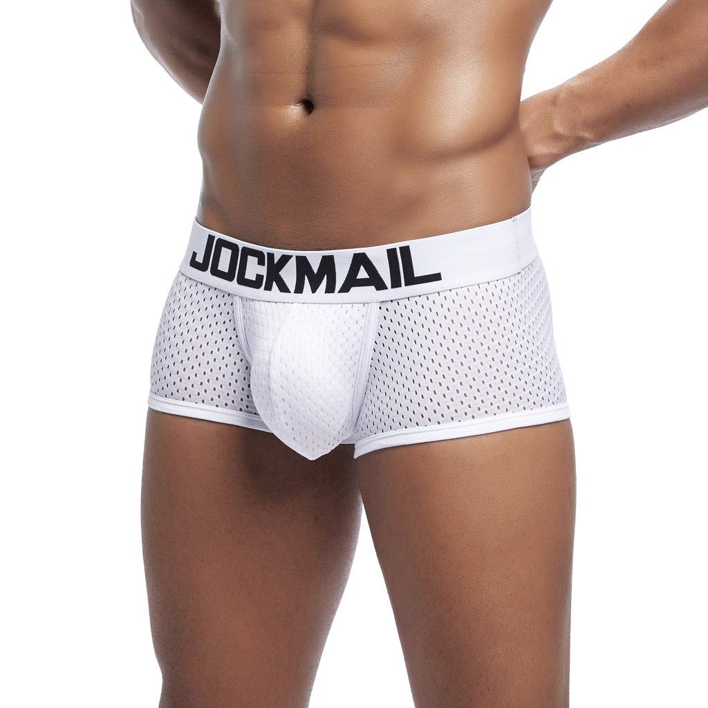 NIKX Men's Breathable Mesh Patchwork Sports Underwear - Comfortable Fitness Briefs for Running, Gym & Daily Wear