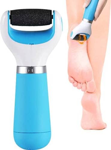 RUCHI WORLD Professional Electric Foot File - Diamond Crystal Hard Skin Remover & Pedicure Roller for Smooth Feet | Electronic Foot Scrubber & Callus Remover [Pack of 1] | Perfect for Home Pedicures, Spa Treatments & Dry Cracked Heel Care