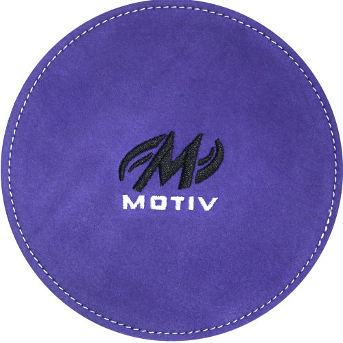 Motiv Disk Shammy Purple - Premium Microfiber Towel for Bowling Balls & Sports Equipment - Quick-Dry, Non-Scratch Cleaning Cloth for Bowling, Golf, and Gym Gear
