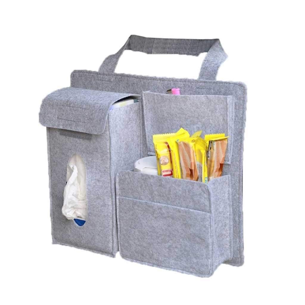 Universal Car Back Seat Organizer - Hanging Storage Bag for Paper Towels, Phones & Accessories | Multi-Pocket Felt Organizer for Debris & Essentials | Perfect for Road Trips, Family Travel & Daily Commute