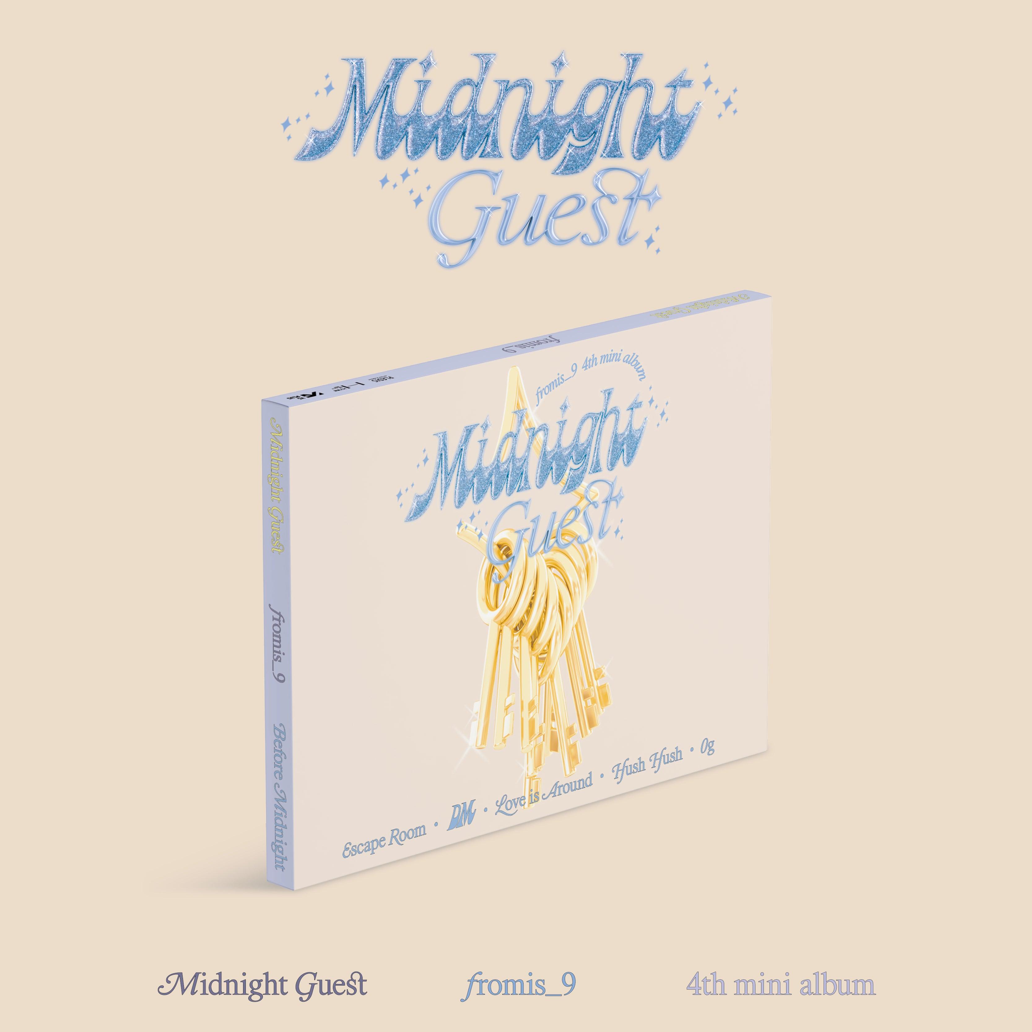 FROMIS_9 4th Mini Album 'MIDNIGHT GUEST' - Kpop Music CD + Photobook + Poster - Perfect for Kpop Fans Collection & Gift Giving