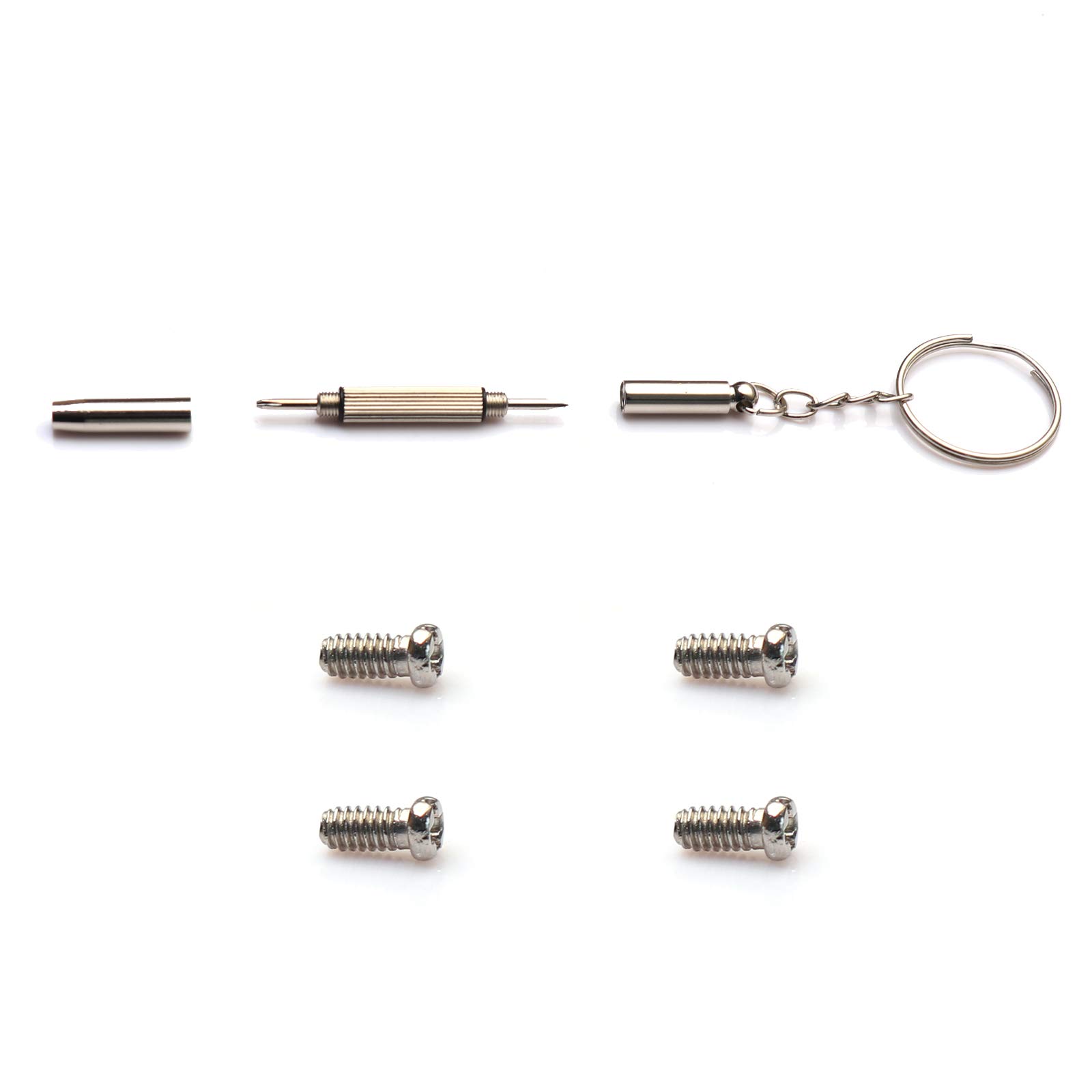 TRUSHELL Replacement Screwdriver & 4 Screws Kit for Oakley Half Wire 2.0 Sunglasses - Repair & Maintenance Tool for Eyewear Accessories