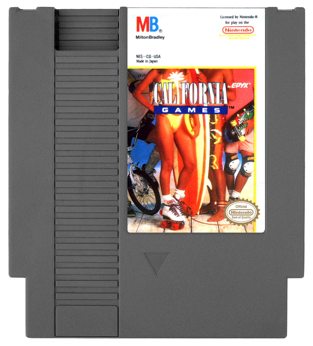 Original Sega Mega Drive California Games Cartridge - PAL Version | Retro Gaming, Collectible, 90s Nostalgia | Perfect for Classic Gaming Nights & Vintage Console Enthusiasts