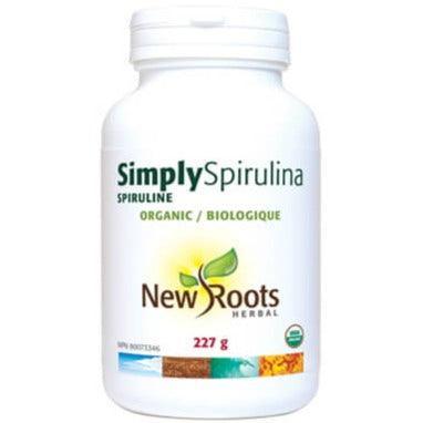 New Roots Simply Spirulina Powder 227g - Organic Superfood for Energy, Detox & Immunity Boost - Perfect for Smoothies, Juices & Healthy Recipes