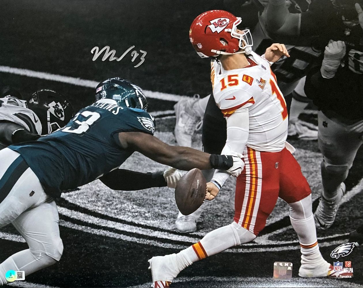 Milton Williams Signed 16x20 Philadelphia Eagles Super Bowl 59 Strip Sack Spotlight Photo - Limited Edition Autographed Memorabilia for Eagles Fans, Sports Collectors, and Football Enthusiasts - Perfect for Man Cave, Sports Bar, or Gift for NFL Fans