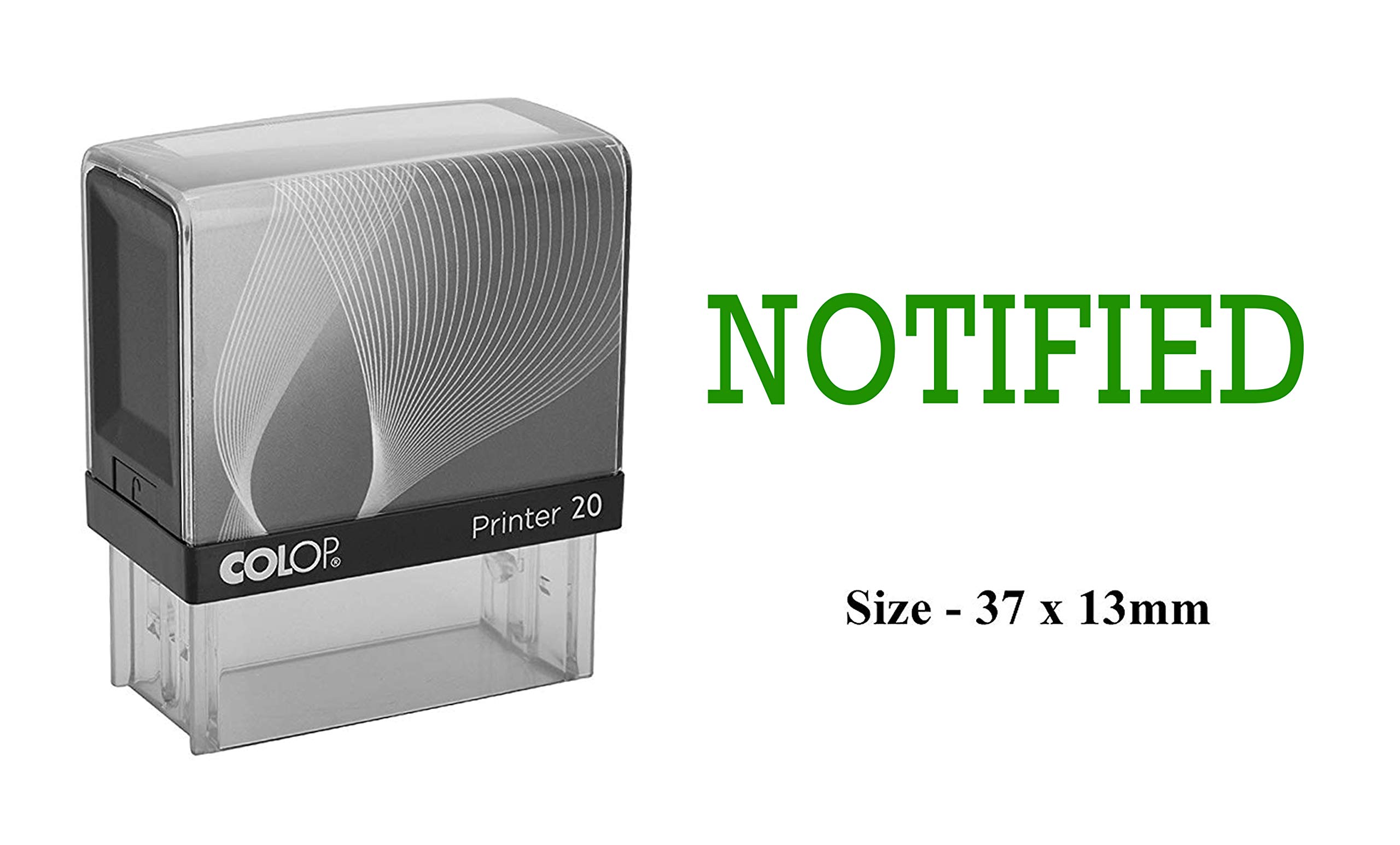Self Inking Rubber Stamp - Colop Printer 20 for Office Documents, Business Paperwork, and Mail (Perfect for Notary, Legal Forms, and Filing Systems)
