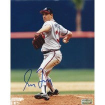Greg Maddux Autographed Atlanta Braves 8x10 Photo with Road Jersey - Authentic MLB Signed Memorabilia - Perfect for Sports Collectors, Braves Fans & Baseball Memorabilia Displays