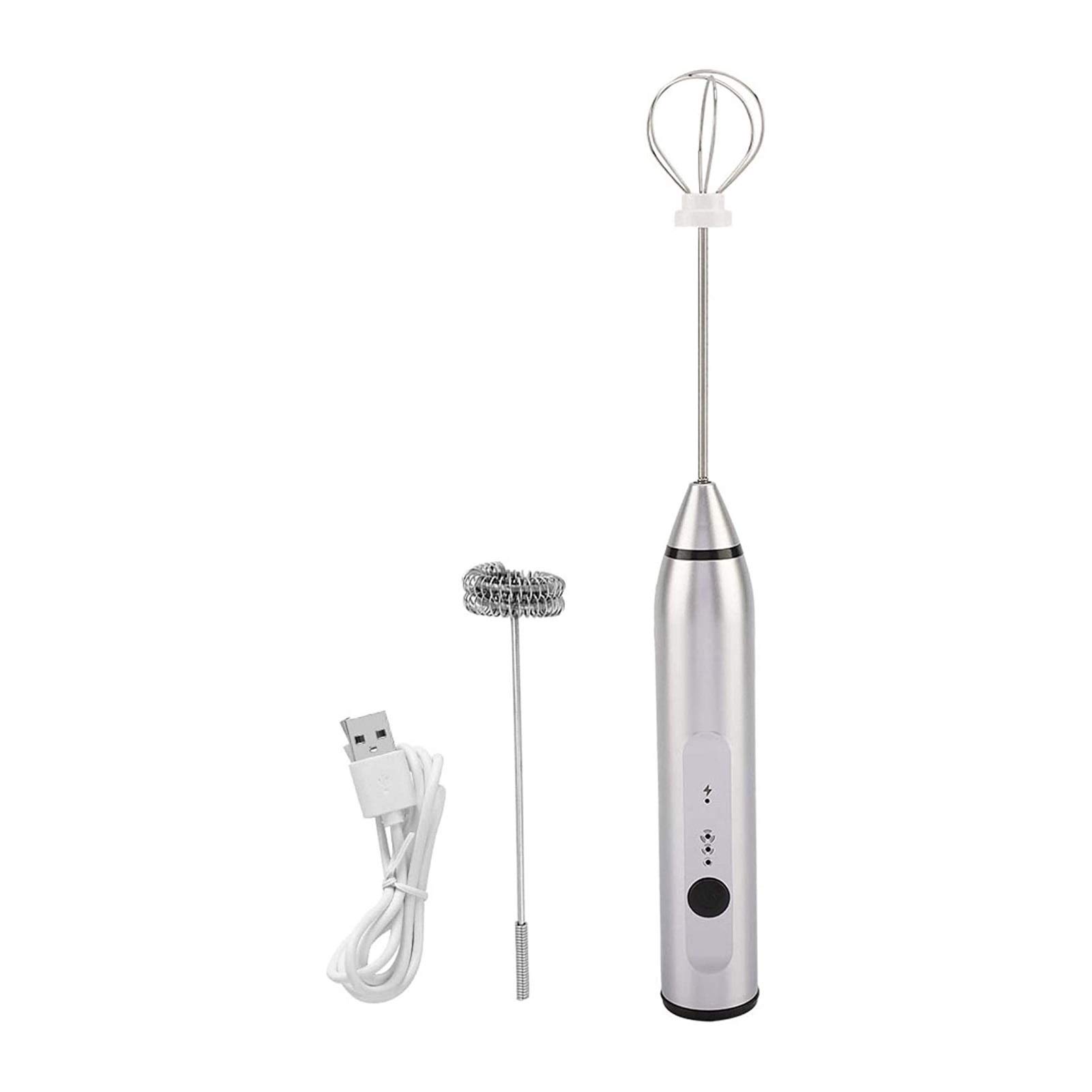 Electric Milk Frother Handheld - Mini Whisk Blender for Coffee, Latte, Matcha, Hot Chocolate - Perfect for Home, Office & Cafe Use
