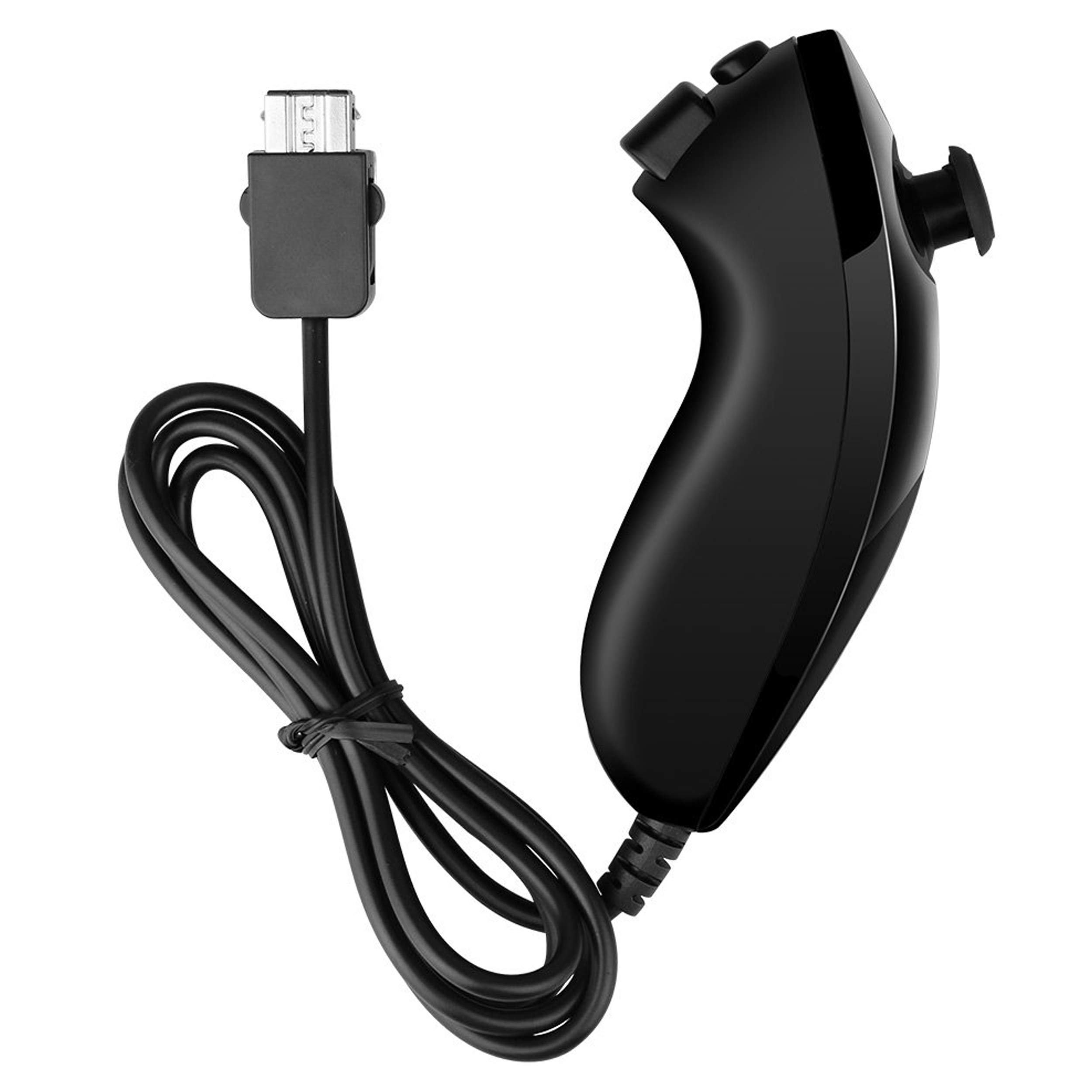 Original Wii Nunchuk Controller Attachment - Compatible with Nintendo Wii & Wii U - Wireless Motion Gaming Accessory for Sports, Fitness & Family Fun