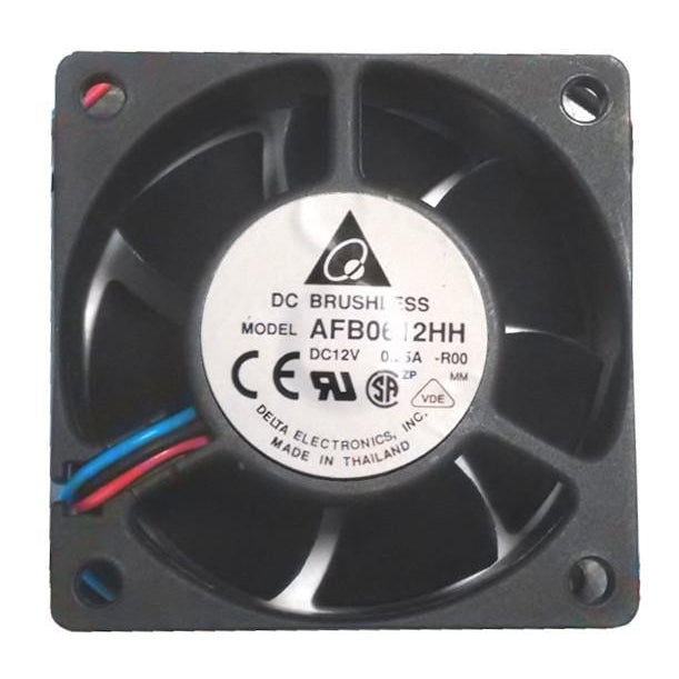 Delta AFB0612HH R00 60x60x25mm Ultra High Speed Cooling Fan - Perfect for PC Cooling, Server Racks & Electronic Enclosures