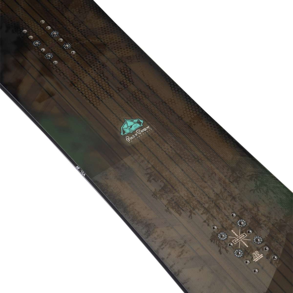 K2 Passport Snowboard 2024 - All-Mountain Freestyle Snowboard for Men & Women | Perfect for Powder, Park & Groomed Runs | Durable Construction for All Skill Levels