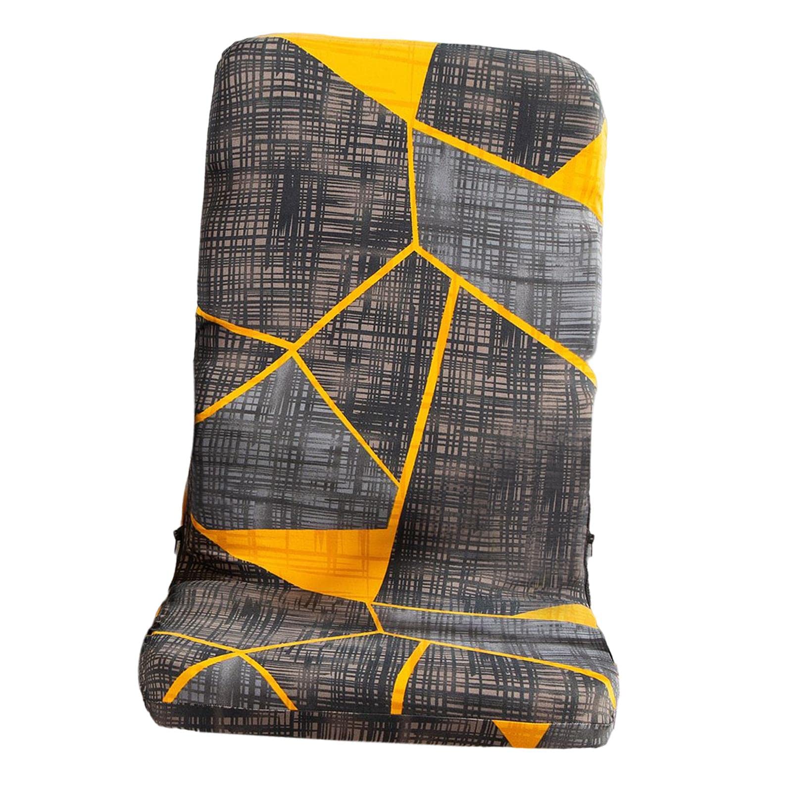 PETSOLA Stretchable Swivel Computer Chair Cover - Machine Washable with Zipper - Office Armchair Slipcover for Home & Party Decor (Style B) | Perfect for Home Office, Gaming Setup & Event Decoration