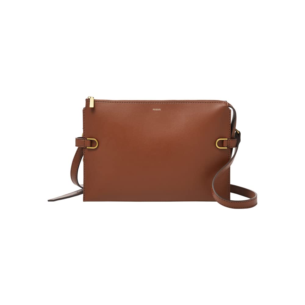 Fossil Women's Kier Vegan Leather Crossbody Bag - Stylish Cactus Print Handbag for Everyday Use, Work & Travel