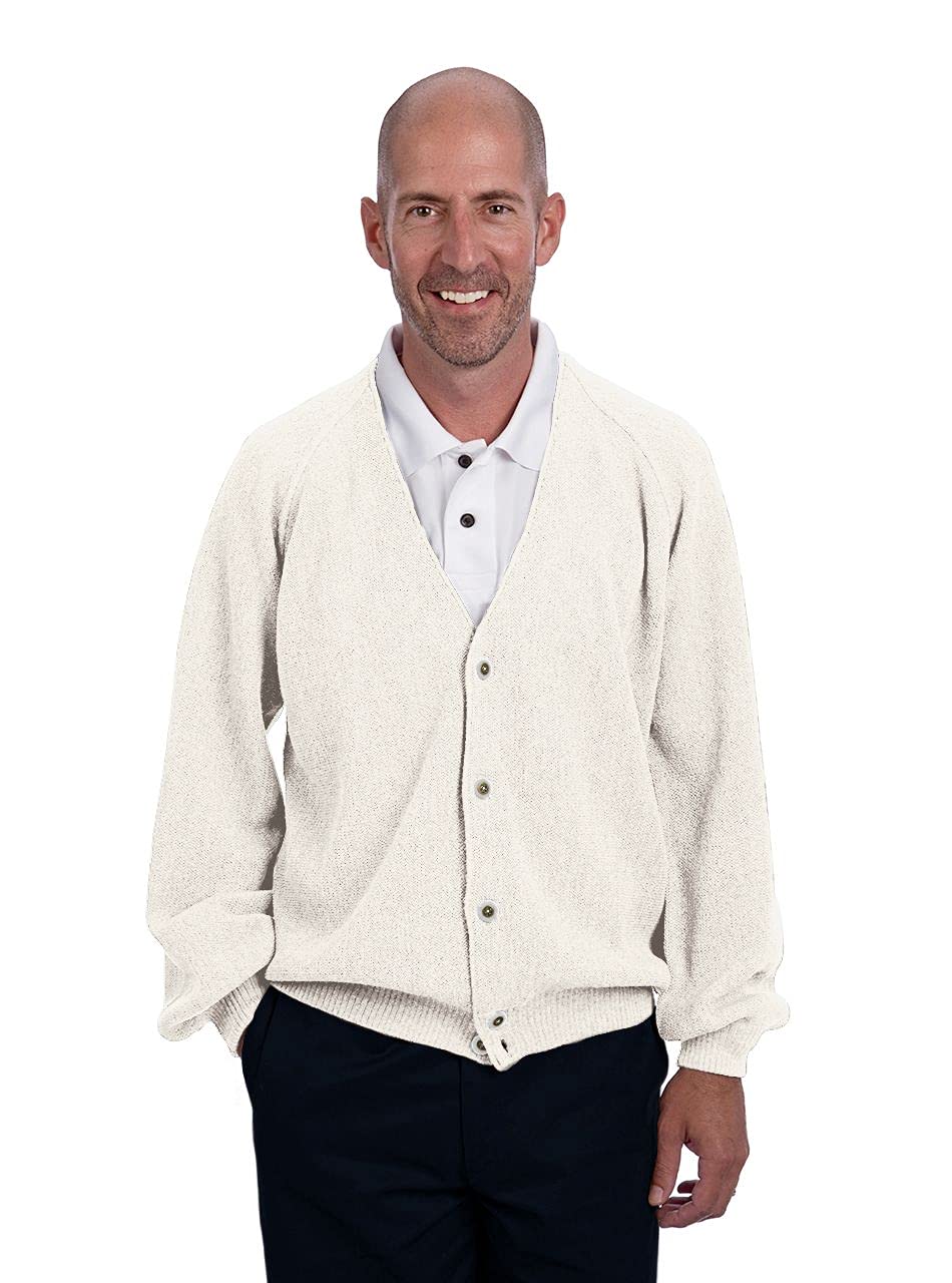 Men's Vintage Style Alpaca Wool Golf Cardigan - 100% Natural Alpaca Fiber Retro-Pro Design - Perfect for Golf Outings & Casual Winter Wear