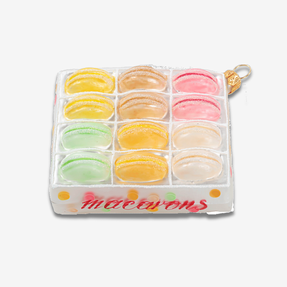 Delicious Macaron Ornaments - French Dessert-Inspired Christmas Tree Decorations for Holiday Parties & Home Decor