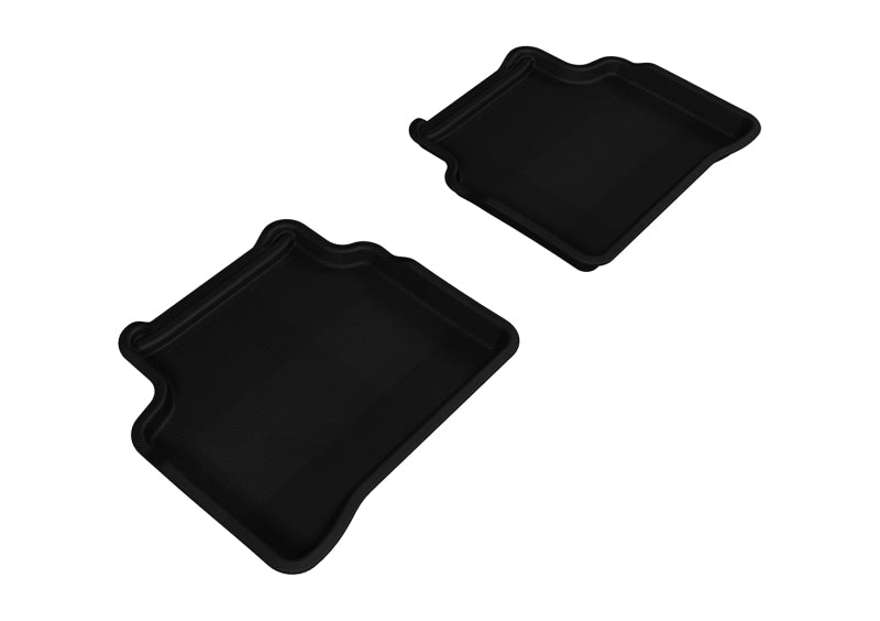 3D MAXpider Kagu Custom Fit Floor Mats for 2007-2012 Nissan Altima Sedan - 2nd Row, All-Weather Protection, Non-Slip Design - Perfect for Daily Commute, Road Trips & Family Car Protection
