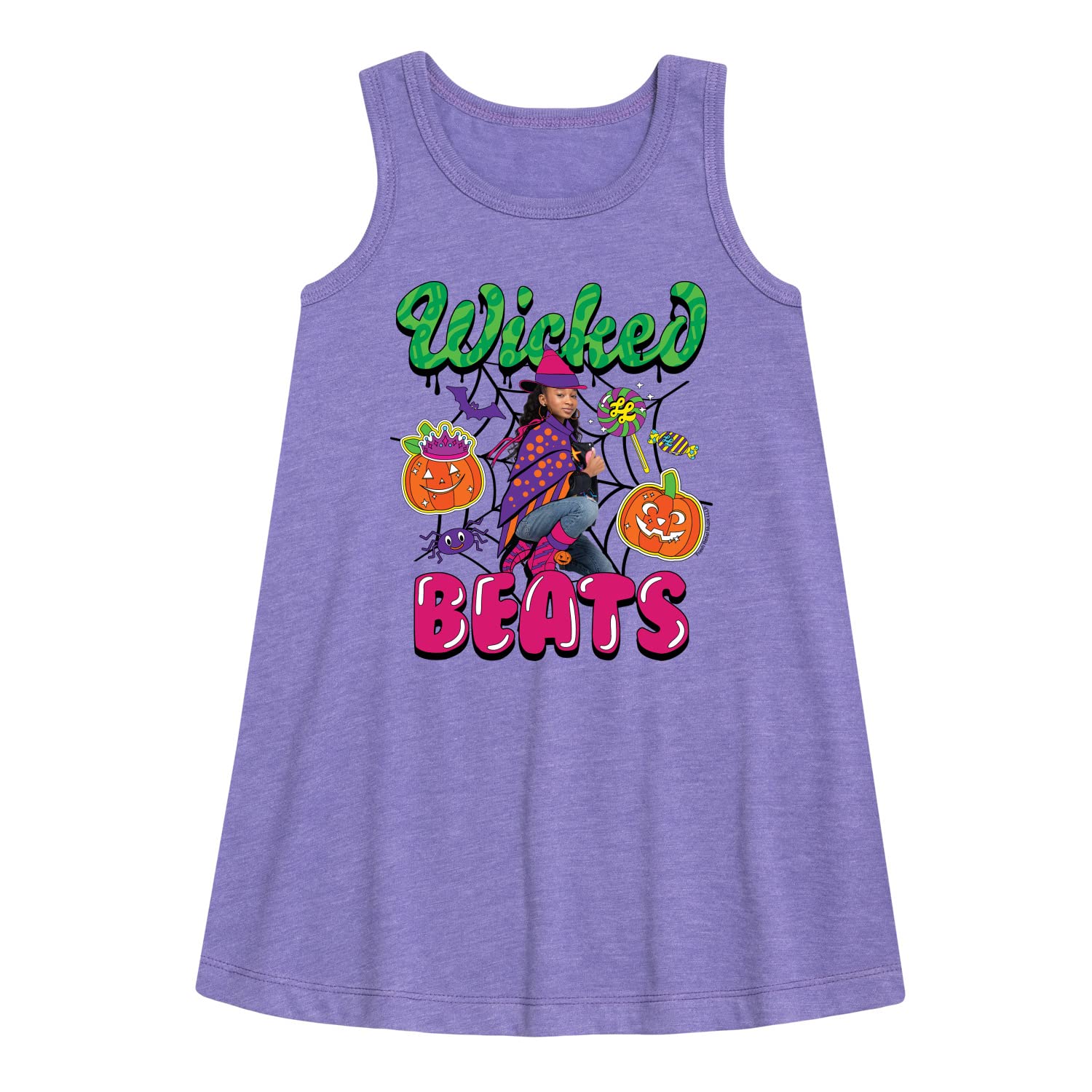 HYBRID APPAREL Lay Lay Wicked Beats A-Line Dress for Girls - Trendy Youth Fashion for Parties, School & Special Occasions