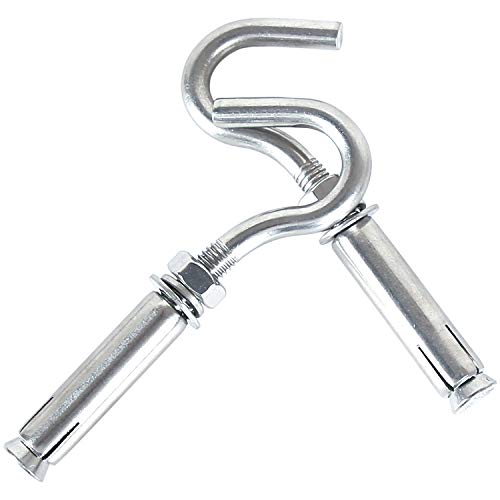 Stainless Steel M8 Expansion Hook - 5pcs for Wall & Brick Anchoring