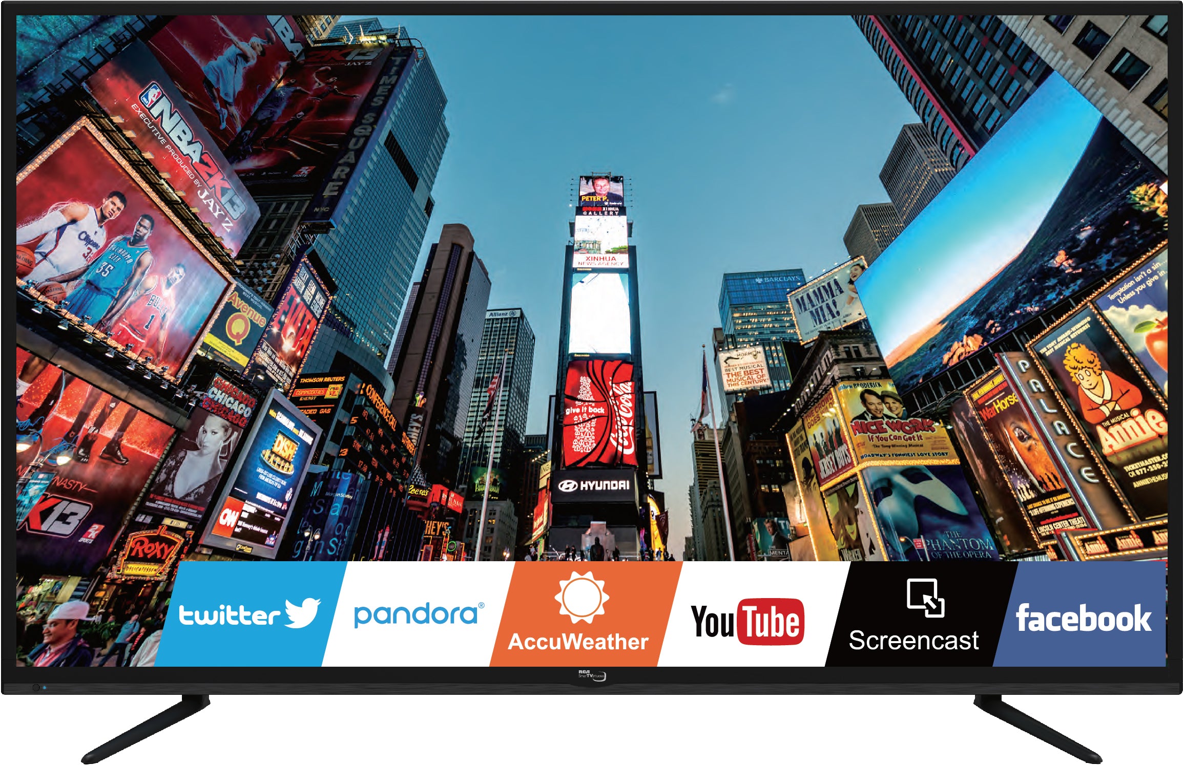 RCA 60-Inch Class 4K Ultra HD (2160P) Smart LED TV with VIRTUOSO Technology (Model RNSMU6036) - Perfect for Home Theater, Gaming & Streaming Entertainment