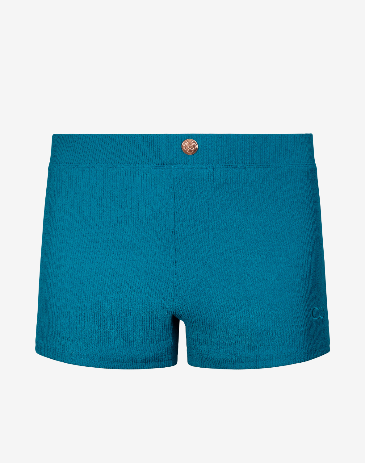 V60 Textured Swim Trunks for Men - Quick Dry Beach Shorts with Mesh Liner | Railroad Teal Color | Perfect for Swimming, Surfing & Summer Vacations