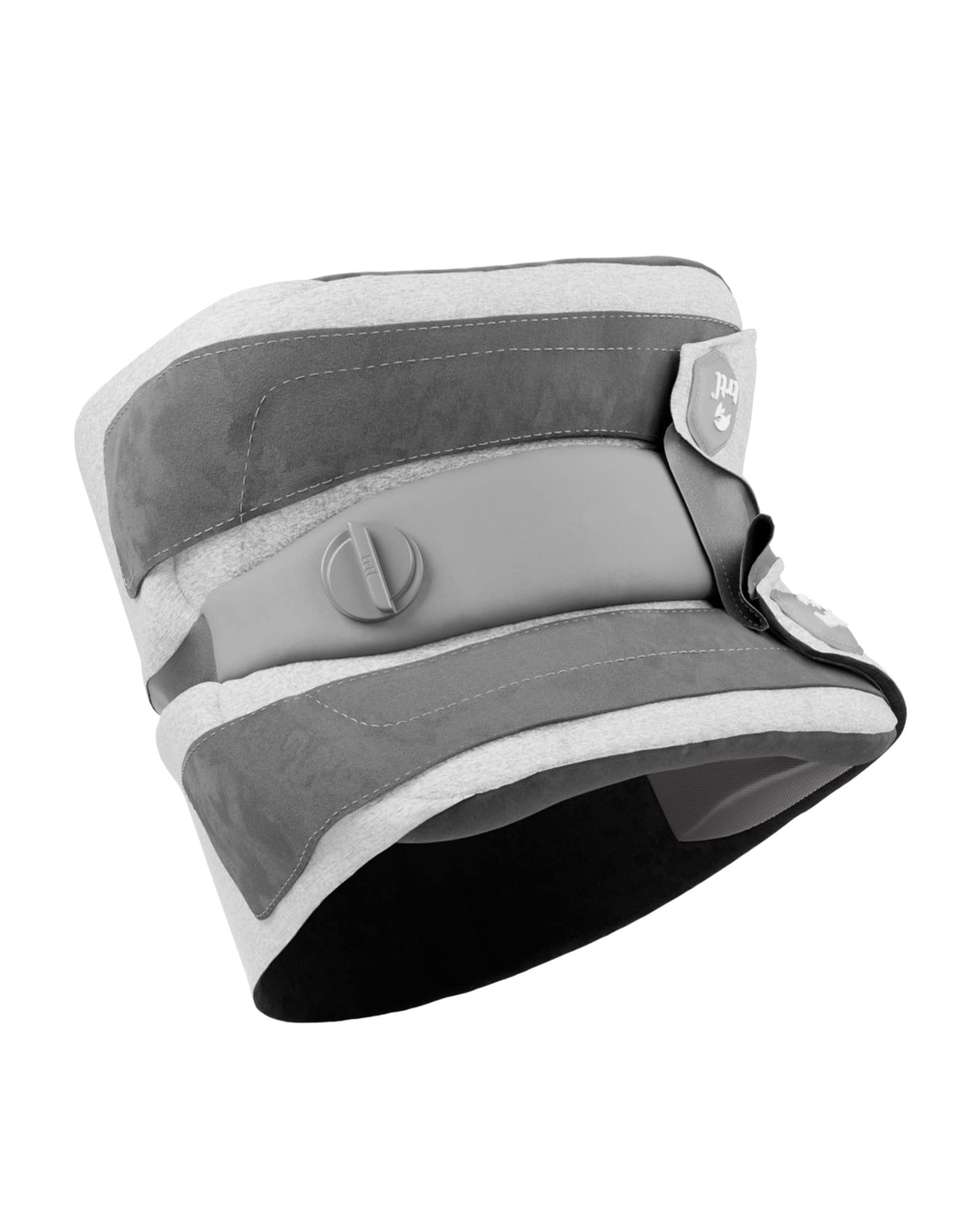 Trtl Pillow Plus - Adjustable Neck Support Pillow for Airplane, Car, Bus & Train Travel | Ergonomic Design for Comfort | Includes Waterproof Carry Bag & Setup Guide | Perfect for Long Flights, Road Trips & Commuting (Charcoal)