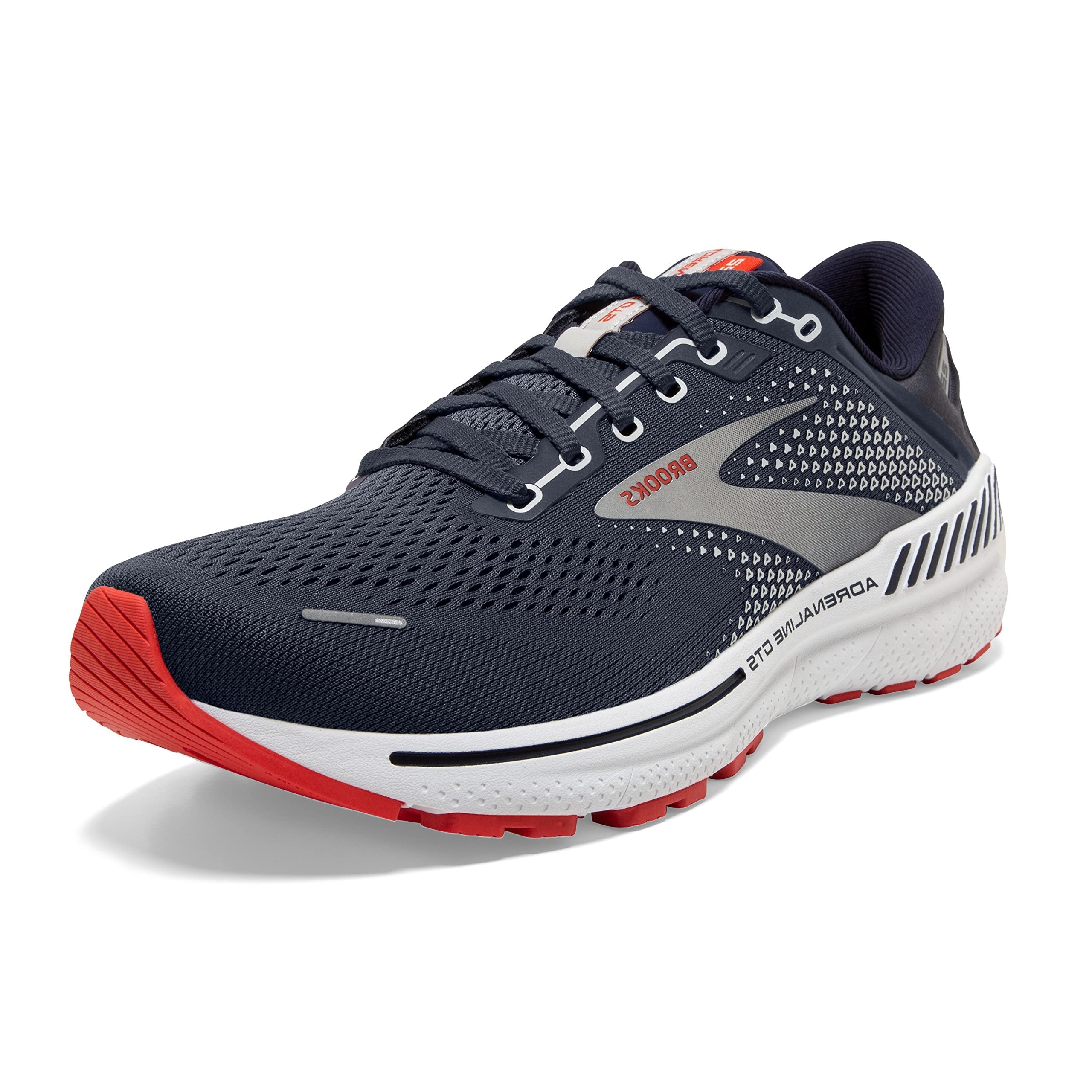 Brooks Men's Adrenaline GTS 22 Running Shoes - Supportive & Cushioned for Road Running, Jogging, and Daily Workouts