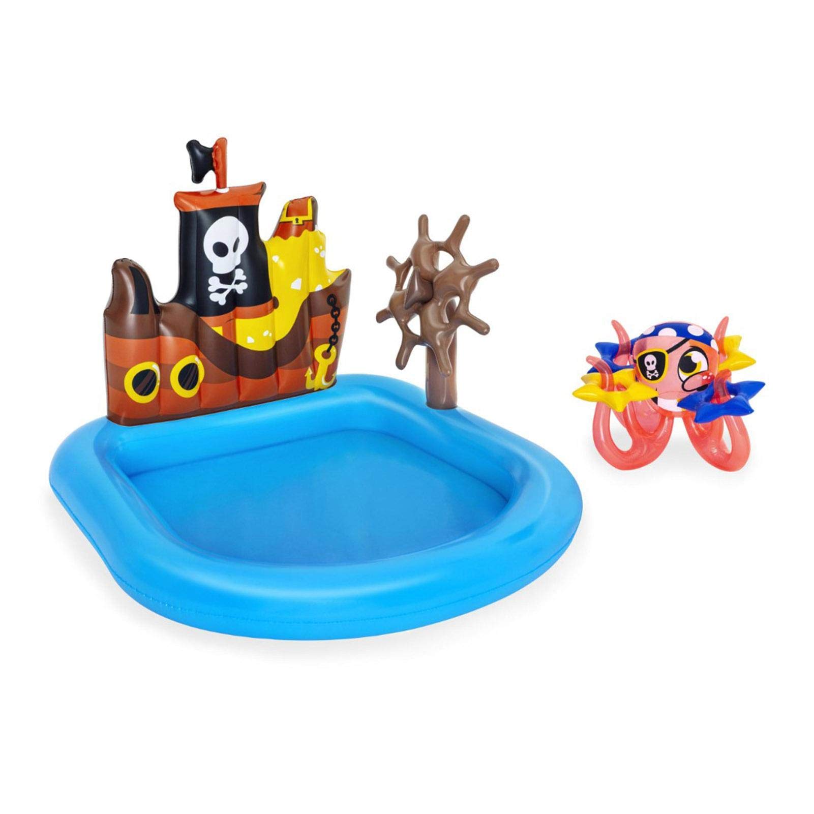 Inflatable Cruise Ship Shaped Swimming Pool for Kids - Thickened Durable Ocean Ball Pool - Outdoor Summer Water Play for Backyard, Beach & Parties