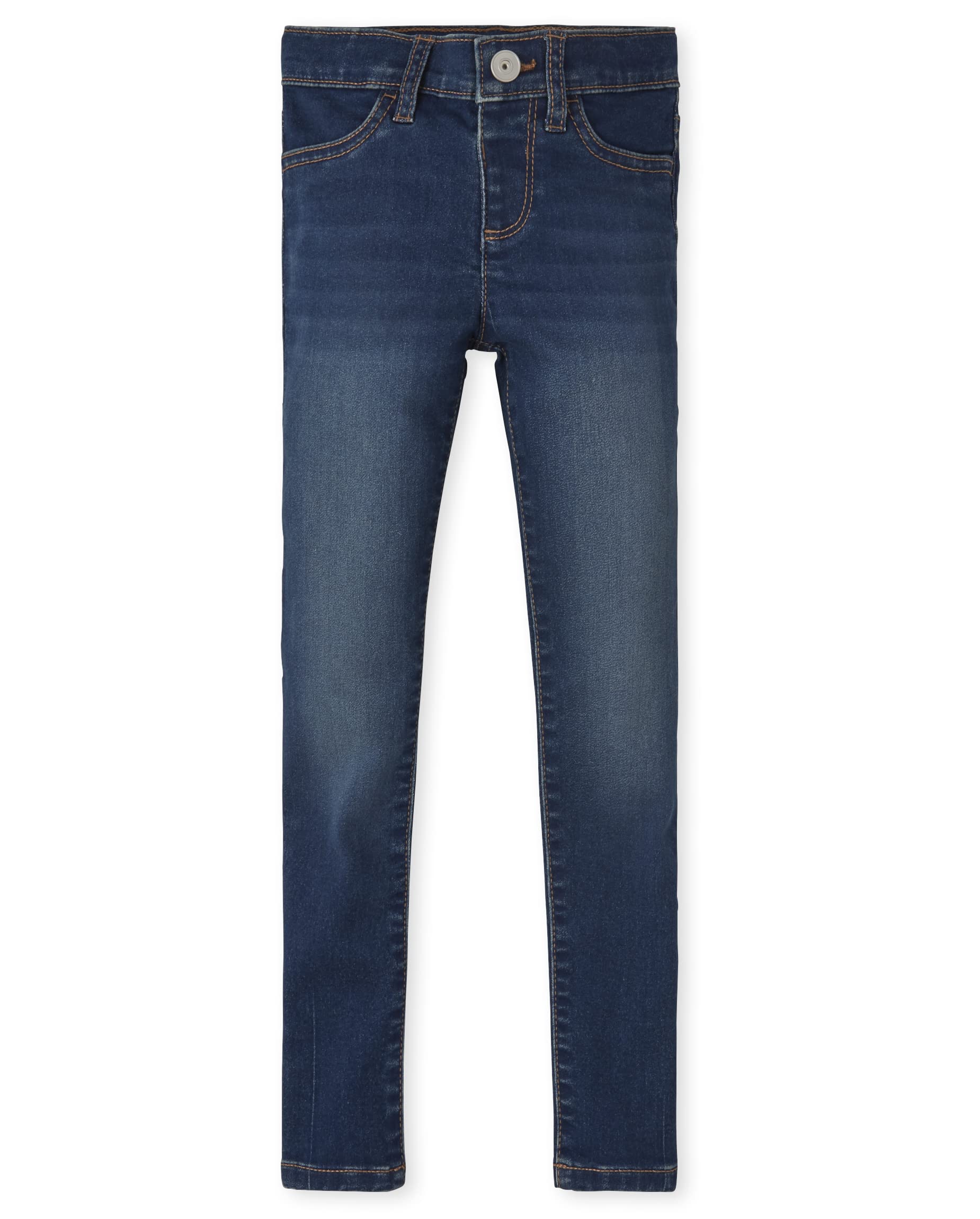 The Children's Place Girls' Stretch Denim Leggings - Comfortable Skinny Jeans for Toddlers & Kids | Perfect for School, Playdates & Everyday Wear