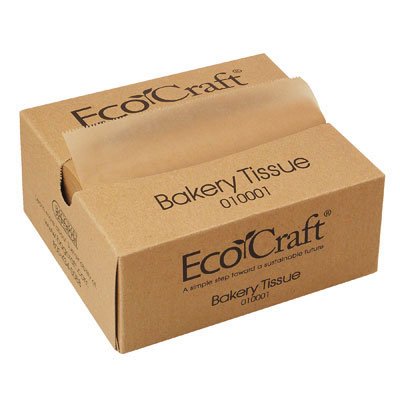EcoCraft Interfolded Soy Wax Deli Sheets - 6 x 10 3/4 Inches, 1000 Count per Box | Eco-Friendly Food Wrapping for Delis, Bakeries & Catering Businesses
