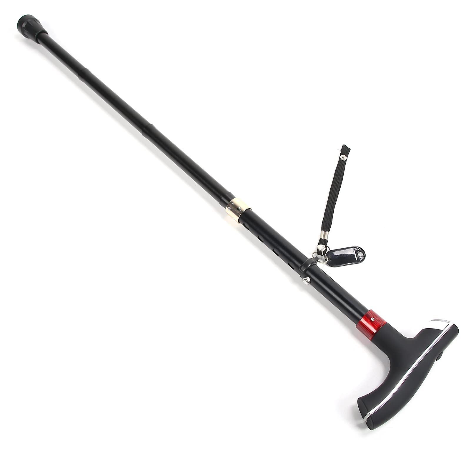 Lightweight Adjustable Walking Cane for Seniors - Ergonomic Handle with Comfortable Grip for Indoor & Outdoor Use - Ideal for Elderly Mobility Support, Hiking, and Daily Activities