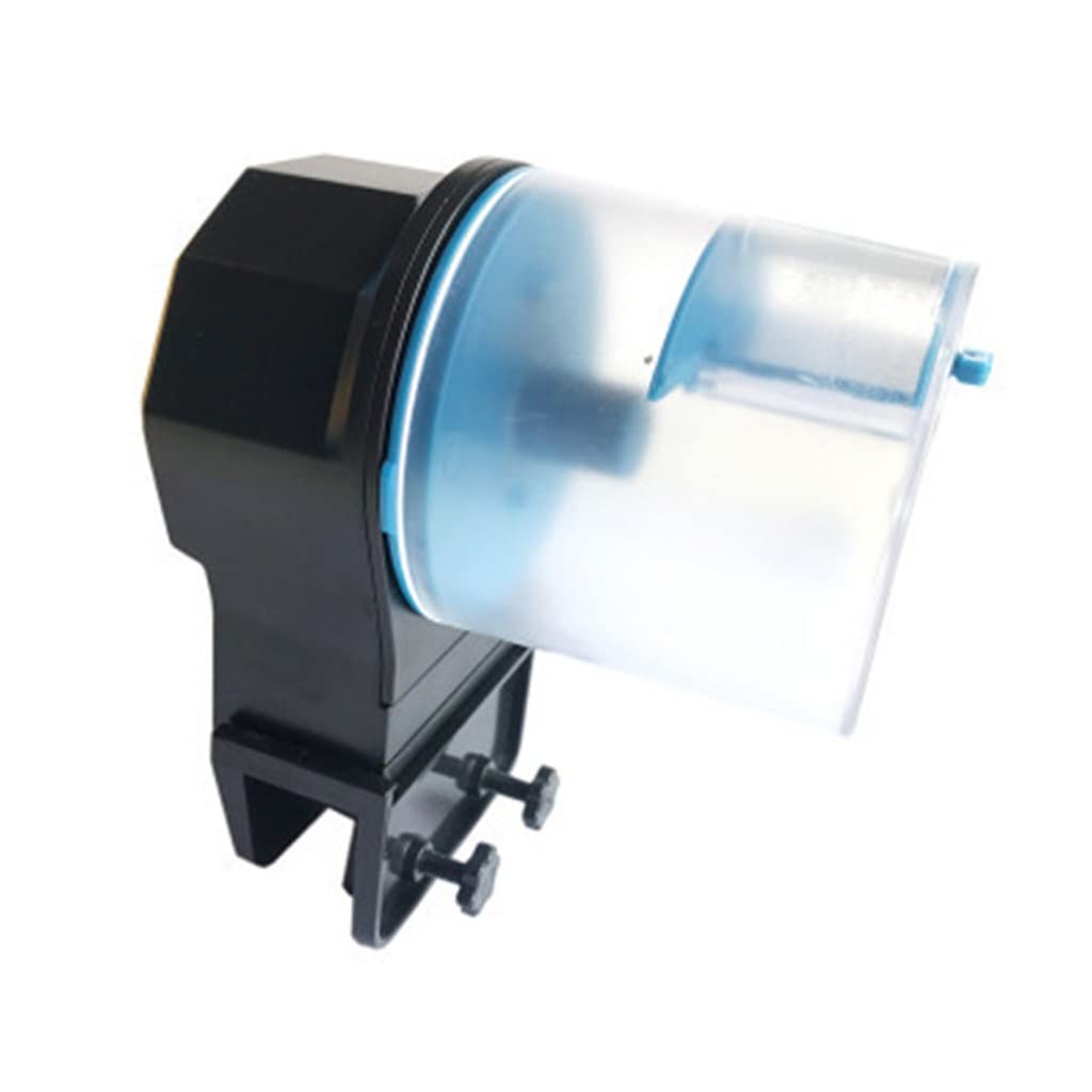 Automatic Fish Feeder for Aquarium - 12/24 Hour Dual Mode Auto Fish Food Dispenser - Wall Mounted Fish Tank Feeder for Vacation & Daily Feeding (Perfect for Freshwater/Saltwater Tanks)