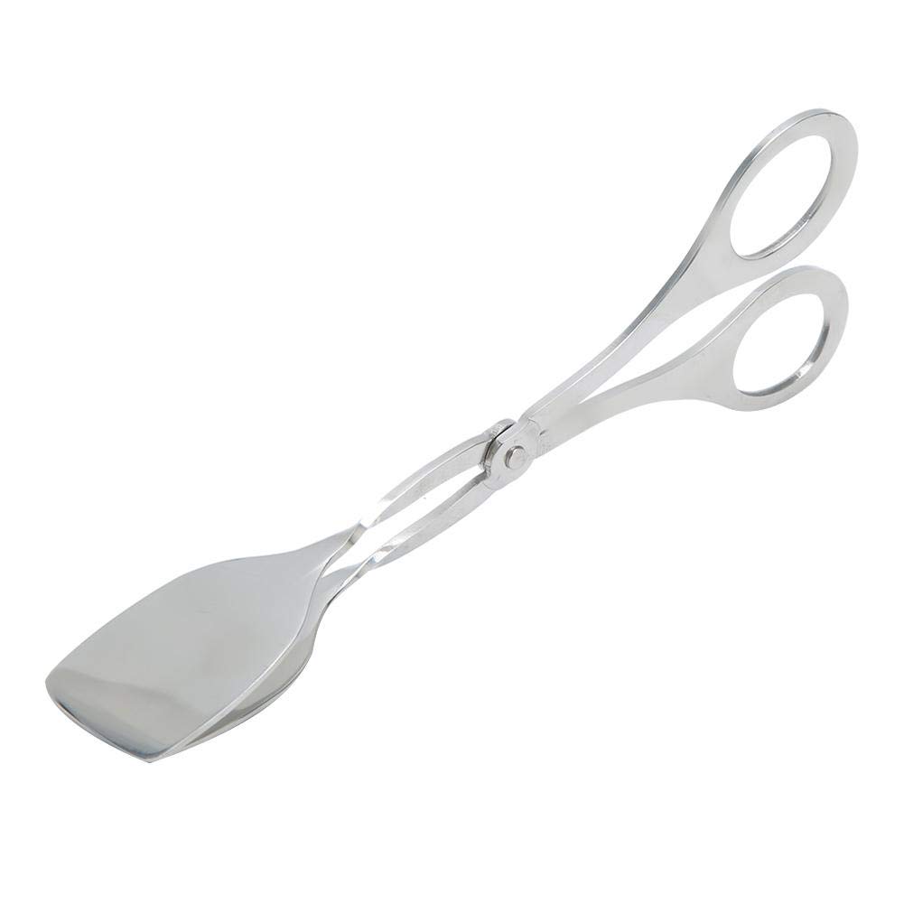 Stainless Steel Scissor Cooking Tongs - Durable BBQ Clip for Baking, Bread, Steak, and Kitchen Serving - Perfect for Grilling, Buffet, and Home Cooking