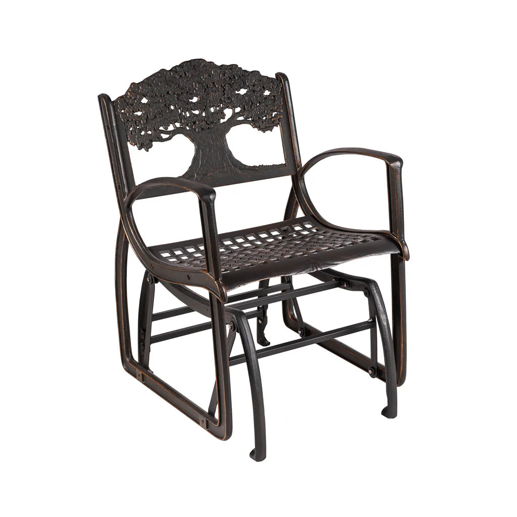 Outdoor Tree Glider Chair - Hanging Swing Seat for Garden, Patio & Backyard Relaxation - Perfect for Reading, Lounging & Enjoying Nature