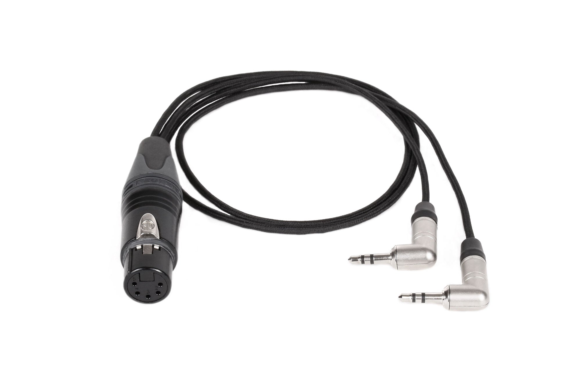 Dual 3.5mm TRS to 5-Pin Female XLR Adapter Cable (18