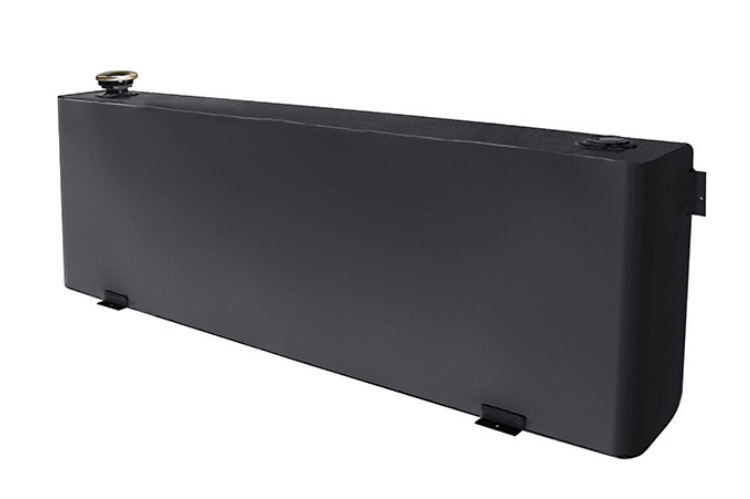Dee Zee DZ92556NSB Black Steel Transfer Tank for Chevy Silverado 2500HD/3500HD (1999-2022) - Long Rectangle Design for Heavy-Duty Truck Accessories & Off-Road Use